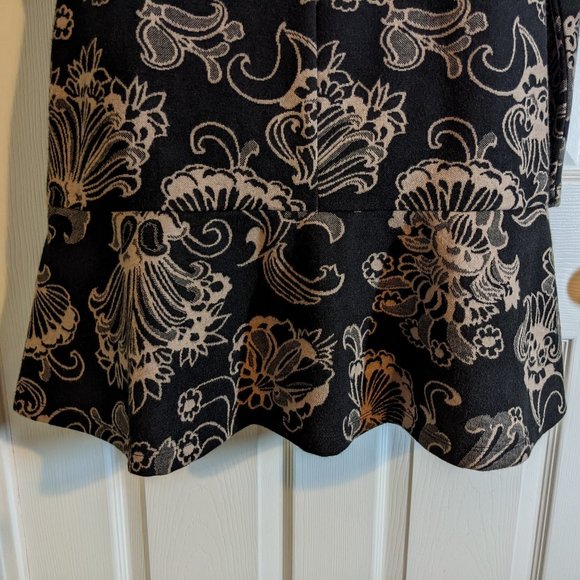 Anthropologie "Sample" One of a Kind/Not Released Black Floral Cut-Out Dress - S - Picture 8 of 11